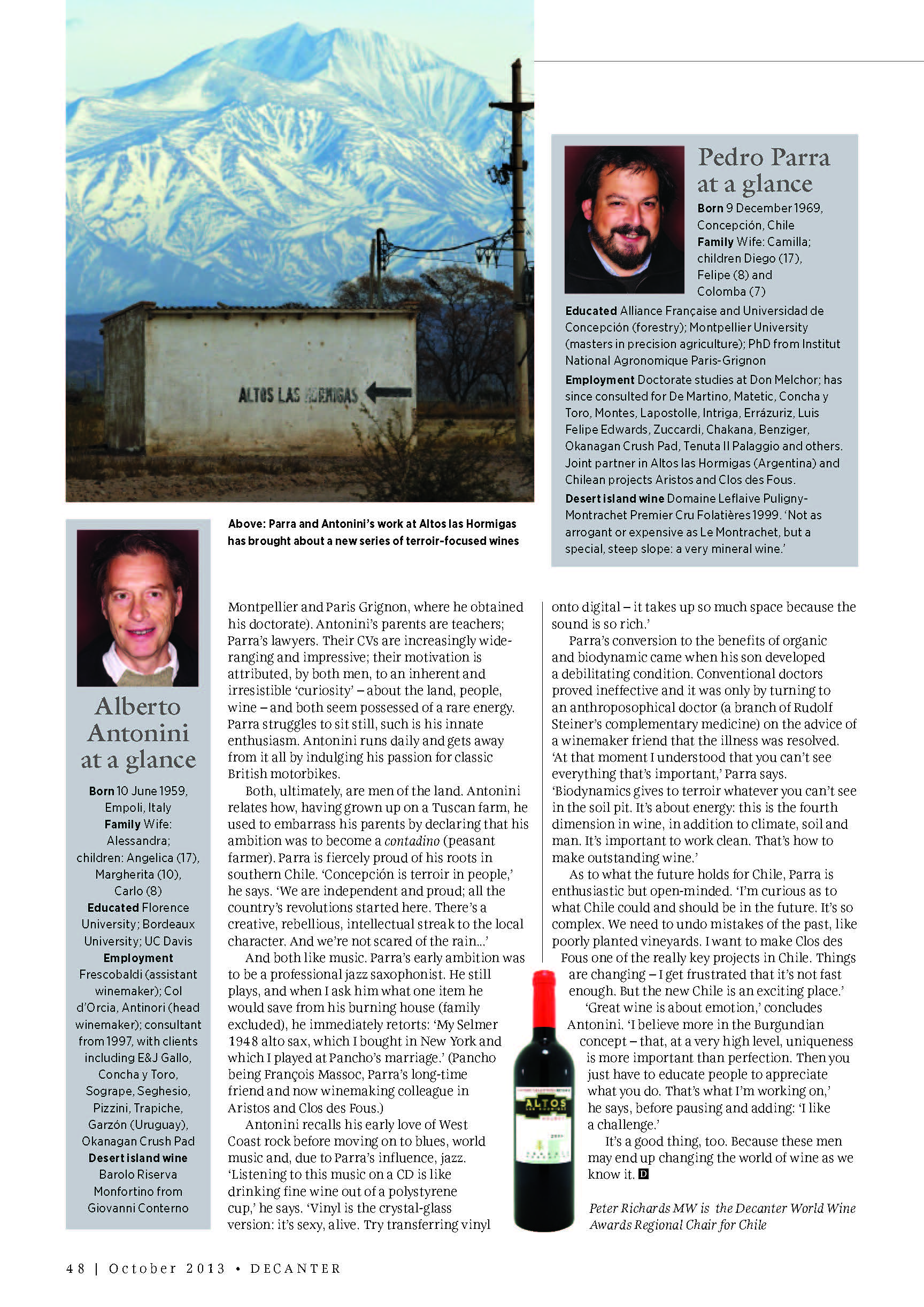 Parra Antonini An interview with two rising stars on the global wine scene Pagina 2